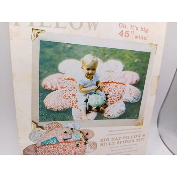5/$25 Country Living Little Daisy's "Big Nap Pillow" Sewing Pattern Amy Butler - Picture 3 of 5